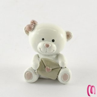 Bomboniera baby orsetto rosa RES003/03 a partire da 1,29 € 