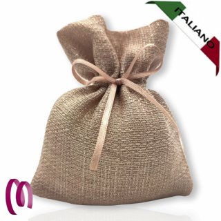 Bomboniera porta confetto sacchetto cotone brillé rosa BR2346 a partire da 0,89 € 