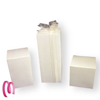 Scatola Pieghevole seta bianca in cartoncino s14066 a partire da 0,49 € 