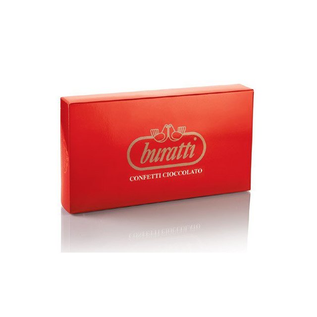 Confetti Buratti Rossi al cioccolato Fondente confezione 1 kg
