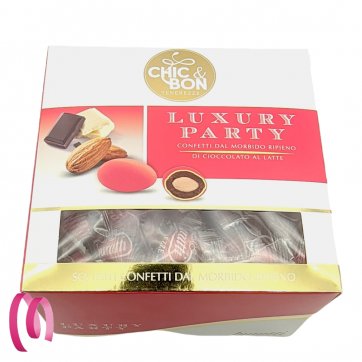 Luxury Box Buratti Confetti Rossi confezione 500 gr