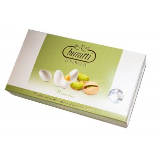 Confetti buratti bianchi mandorle e cioccolato, gusto amarena 1 kg. a soli  12,72 € su Bomboniere Portaconfetti