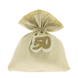 Bomboniera sacchetto porta confetti Anniversario Nozze 50 Anni C2333 a partire da 1,37 € ETM