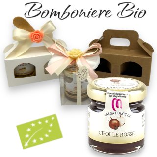 Bomboniera Vasetto Salsa di Cipolle Rosse dolci Confezionato BR48mci-cipolledolci a partire da 5,25 € NastriPortaconfetti