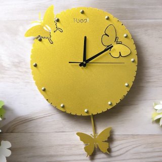 Orologio Pendolo 3D al quarzo Farfalle in metallo Oro Metallizato 11817 a partire da 59,00 € ETM