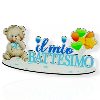 Decorazione topper Il mio Battesimo Bimbo