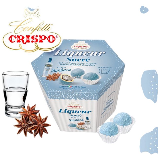 Confetto Crispo Bon Bon Sucrè Liqueur Sambuca 500gr