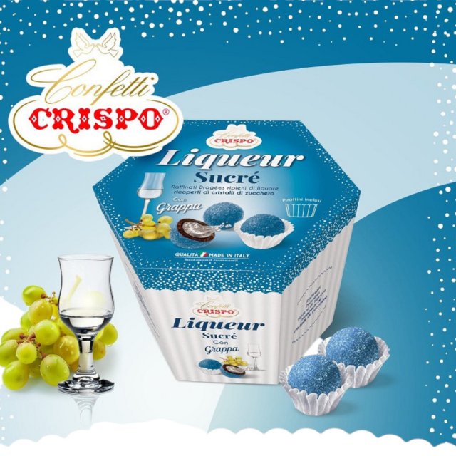 Confetto Crispo Bon Bon Sucrè Liqueur alla Grappa 500gr