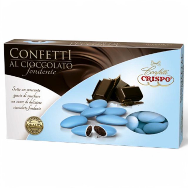 Confetti Crispo Azzurri al cioccolato Fondente confezione 1 kg CRCIOCC a partire da 11,00 € Crispo