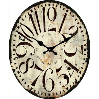 Orologio da Muro ovale in Vetro H2835 a partire da 11,96 € NastriPortaconfetti